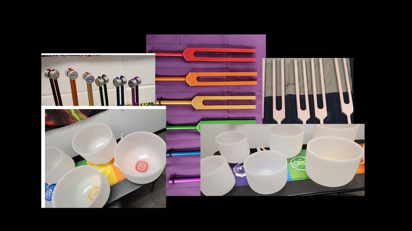 Sound Healing Singing Bowls and Tuning Forks