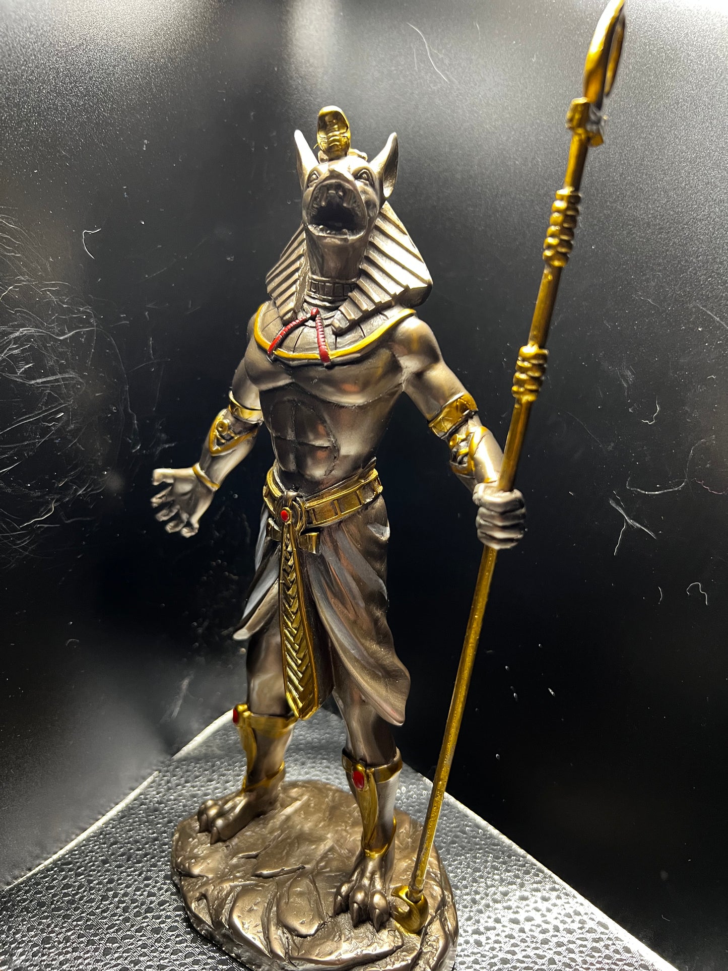 Egyptian Anubis Bronze, Egyptian Anubis Bronze Statue