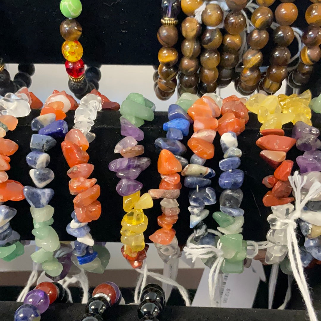 stone Chakra bracelet, Sone Chakra bracelet, real stone chakra bracelet
