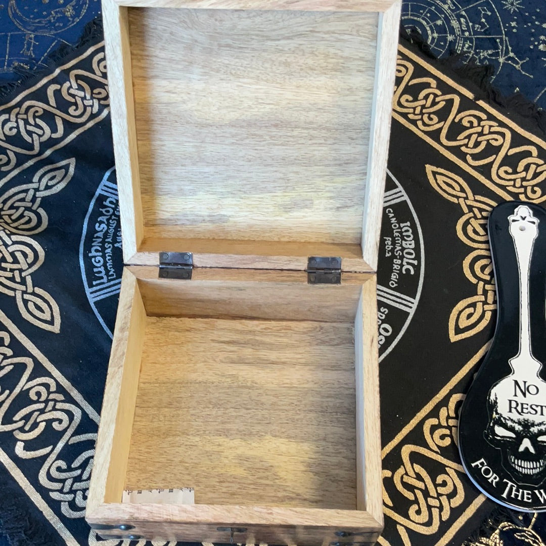 Chakra Wood Box, Chakra Wood Box