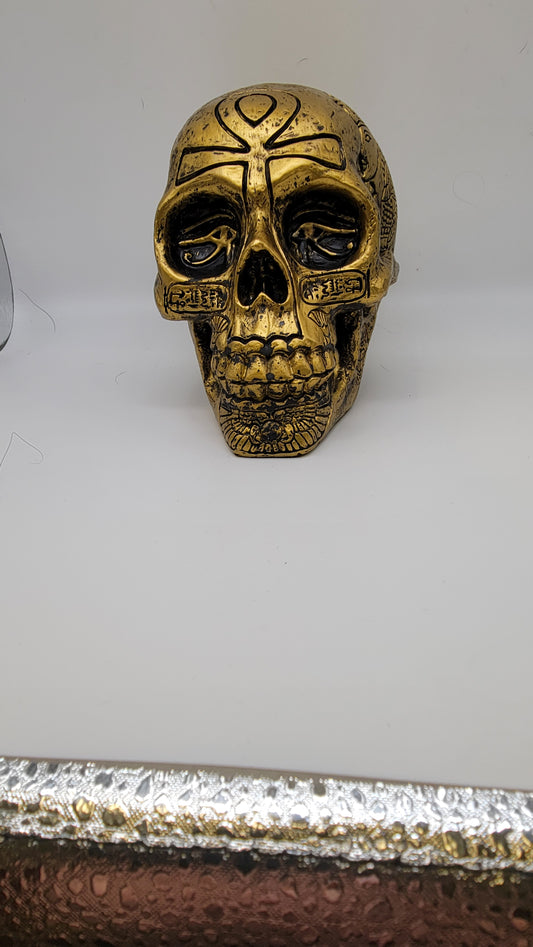 Egyptian Skull-Front, Decorative Skull