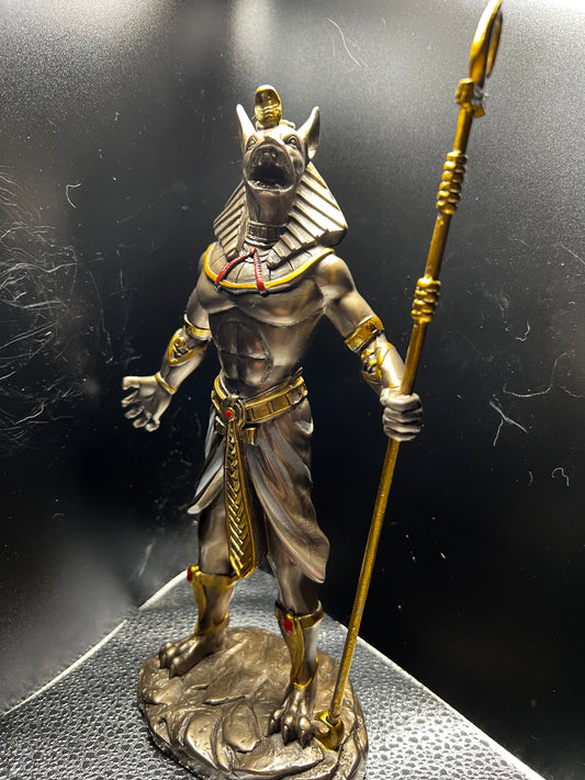 Egyptian Anubis Bronze, Egyptian Anubis Bronze Statue